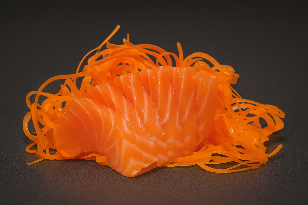 Salmon sashimi