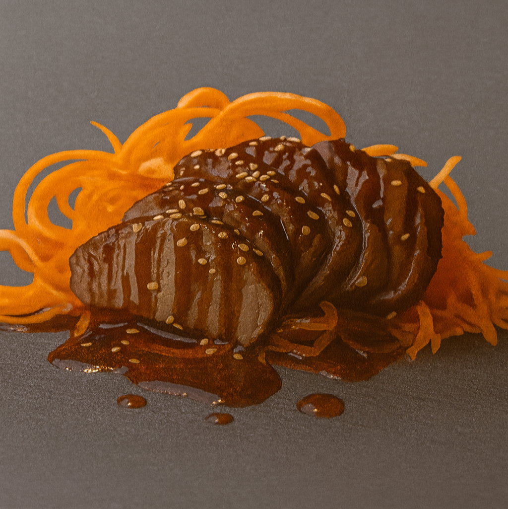 Beef sashimi